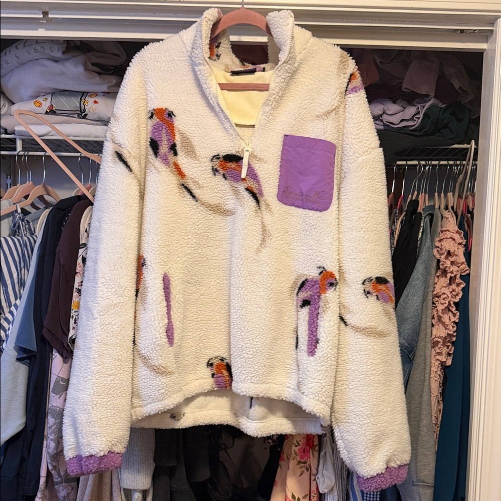 Taylor Swift Speak Now Taylor’s version Koi Fish Sherpa Pullover (never worn) 3X
